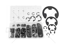 Segrovky pojistné kroužky třmenové E-klip sada 300ks