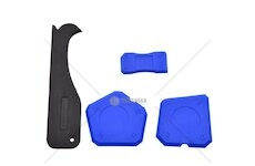 Silikonová stěrka s odřezávačem, sada 4ks GEKO