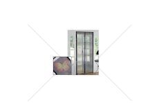 Síť proti hmyzu do dveří 218×96 cm, s magnety vzor motýl STREND PRO