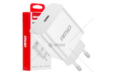 Síťová nabíječka USB-C 20W Quick Charge 230V AMiO-03891
