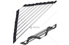 Skládací odkapávač na nádobí do dřezu