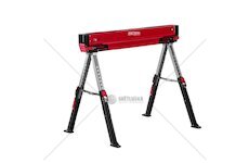 Skládací podpěra/koza s protiskluzem, nastavitelná výška 61,5–79 cm - KRAFT&DELE