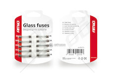 Skleněné pojistky 10 ks