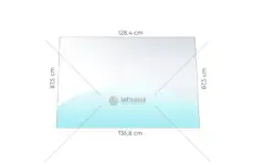 Sklo čelní - kalené | 6911-7950