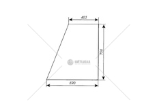 Sklo dveří horní 57187910