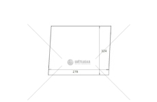 Sklo přední spodní 80368134