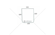 Sklo zadní spodní 69117956