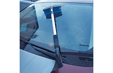 Škrabka na led se smetáčkem a stěrkou na teleskopu 86-122cm