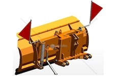 Sněhový pluh 1600x680