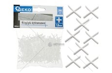 Spárovací křížky 1mm, 200ks GEKO