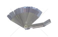 Spárové měrky 0,05–1,0 mm, 16 listů, zahnuté – QUATROS