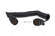 Spirálový kabel 7 pin 12V 6 m
