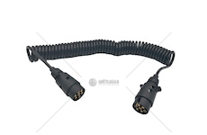 Spirálový kabel 7 pin 12V 6 m