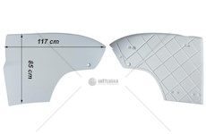 Spoiler střešní SCANIA HIGHLINE pravý LAMIRO 889-30EX