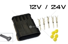 Spojka AMP SUPER SEAL 5 PIN sedlo AMP5-KR/G