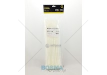 Spona plastická 300*4,8 sada 100ks bílá BOSMA 8689