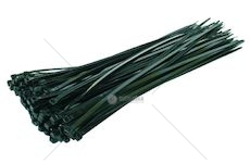 Spona plastiková 180*4,8 sada 100kuSů černé BOSMA 0034