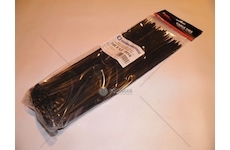 Spona plastiková 300*4,8 sada 100 kusů černá BOSMA 0058