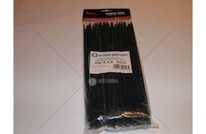 Spona plastová 250*4,8 sada 100ks černá BOSMA 5534