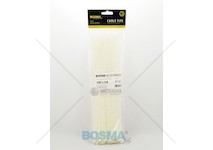 Spona plastová 300*3,6 sada 100ks bílá BOSMA 8610
