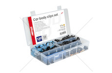 Spony a příchytky na čalounění vozidel 148 ks s nástroji AMIO-04741