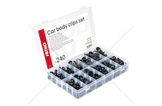 Spony a příchytky na čalounění vozidel 240 ks. AMIO-04737