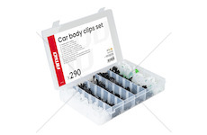 Spony a příchytky na čalounění vozidel 290 ks AMIO-04742