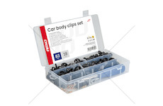 Spony a příchytky na čalounění vozidel 83+18 ks s nástroji AMIO-04740