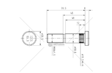 Šroub kolový DAF 45 M18*1,5*78*87 CSY AZDA-0011