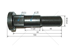 Šroub kolový m22x2x104 l zn liaz 319339090_A
