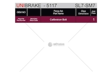 Šroub mostu svěráku HAM.KNORR SL7/SM7/ST UNIBRAKE UNB5117