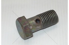 Šroub průtokový M14 pro přípojku - dlouhý