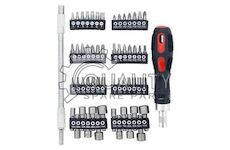 Šroubovák ráčnový s příslušenstvím