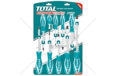 Šroubováky, sada 10ks, industrial, CrV TOTAL