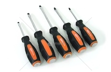 Šroubováky sada 5ks gumová rukojeť CR-V TUV/GS