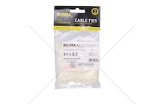 Stahovací páska 80*2,5 sada 100ks bílá BOSMA 8535