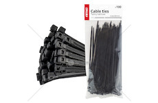 Stahovací pásky černé 4,8x200mm - 100 ks