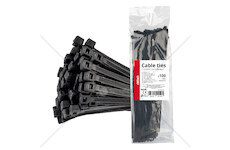 Stahovací pásky černé 4,8x300mm - 100 ks