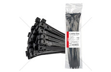 Stahovací pásky černé 4,8x350mm - 100 ks