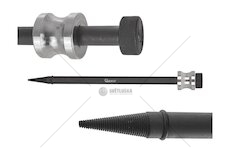 Stahovák podložek vstřikovačů, s reverzním kladivem GEKO