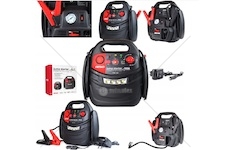 Startovací zdroj 4v1 kompresor, světlo, nabíječka a pomocné startování