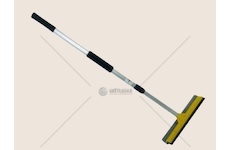 Stěrka na okna s teleskopickou rukojetí 2v1 55-70cm
