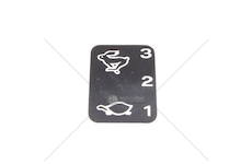 Štítek 3-stupňového násobiče 10196034