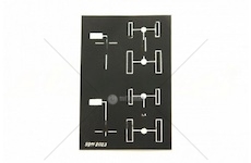 Štítek předního náhonu Zetor 59112023