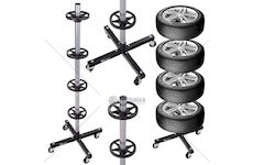 Stojan na pneumatiky, pojízdný, 100 kg GEKO