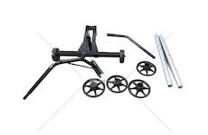 Stojan na pneumatiky, stojan na kola na kolečkách vozík 100kg