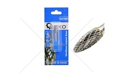 Stopková fréza na kov 10x25mm, plaménková GEKO