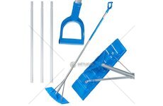 Střešní hrablo na sníh 5,7 m - GEKO