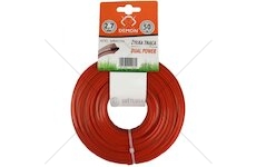 Struna zesílená, čtvercový profil, 50m, 2,7mm DEMON