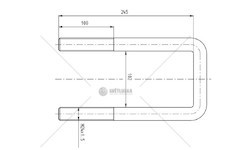 STRZEMIE RESORU BPW M24*1,5*101*245 CSY K-AZBP-0030